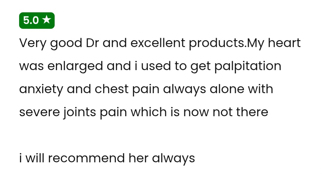 Heart Enlarged Palpitation better